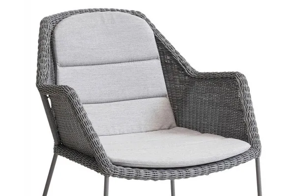Cane-line Hynde til Breeze Stol m/armlæn - Light Grey Natté