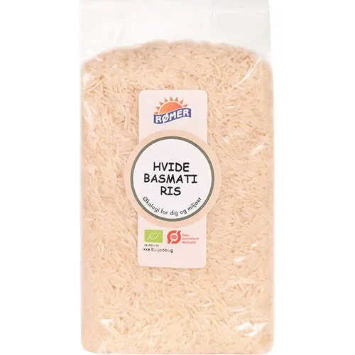 Ris hvide basmati Øko. - 1 kg.