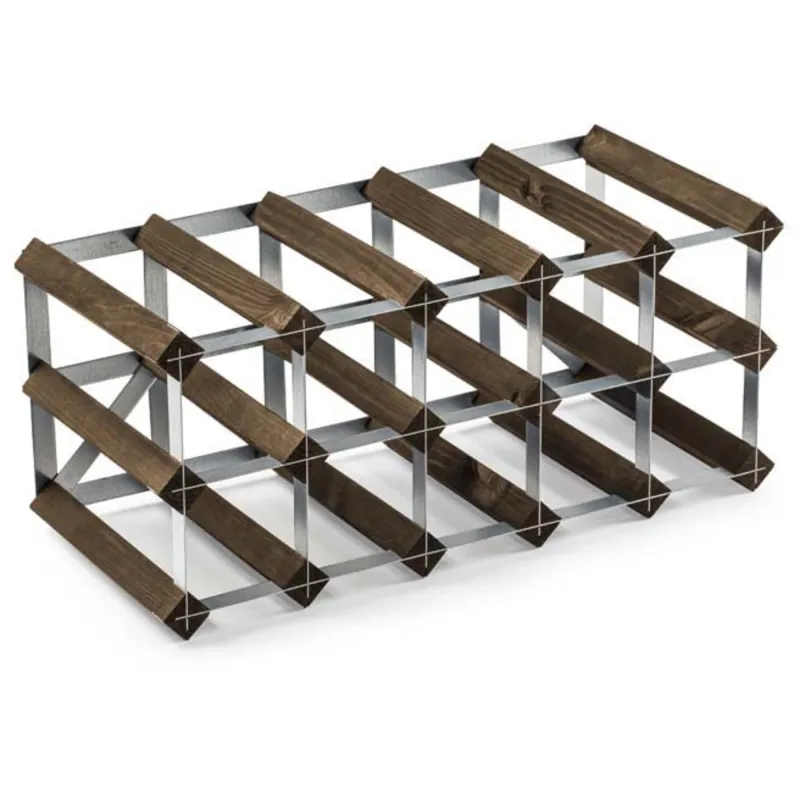 Traditional wine rack Vinstativ Dark 15 Flasker