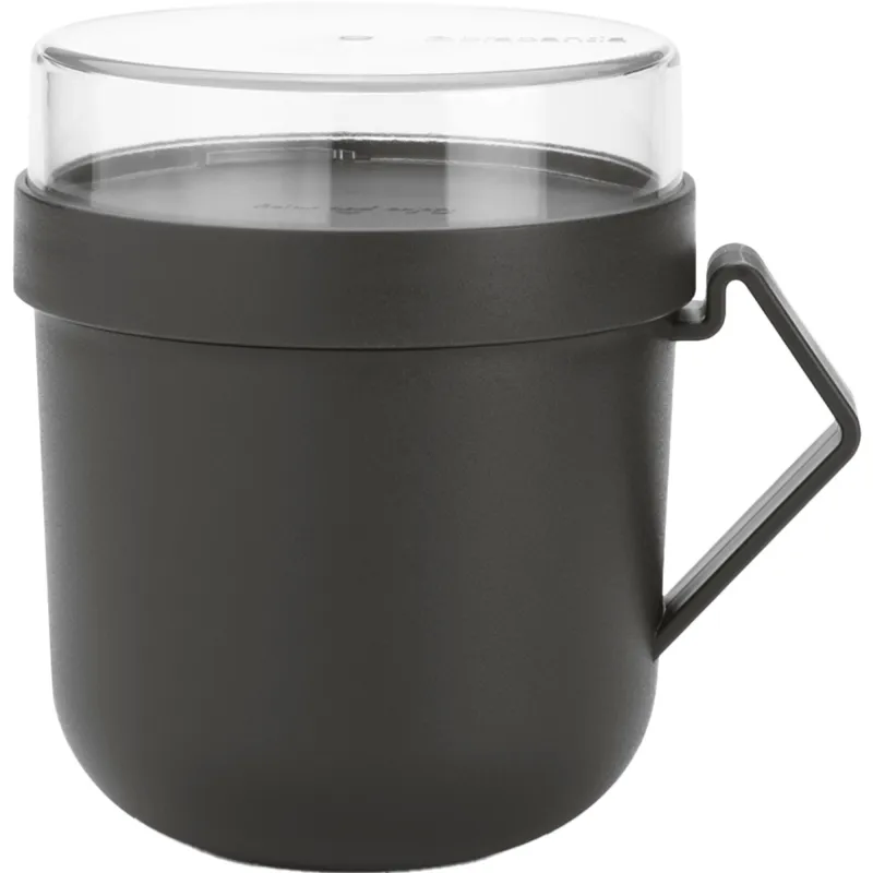 Brabantia Make & Take suppekrus 0,6 liter, mørkegrå