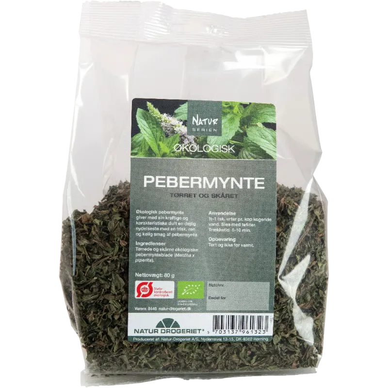 Natur Drogeriet Pebermynte fint skåret Ø 80 gr.