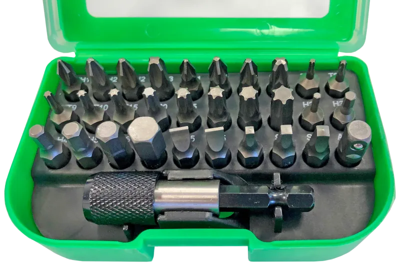 DJ TOOLS bitssæt S2, 30 bits+holder