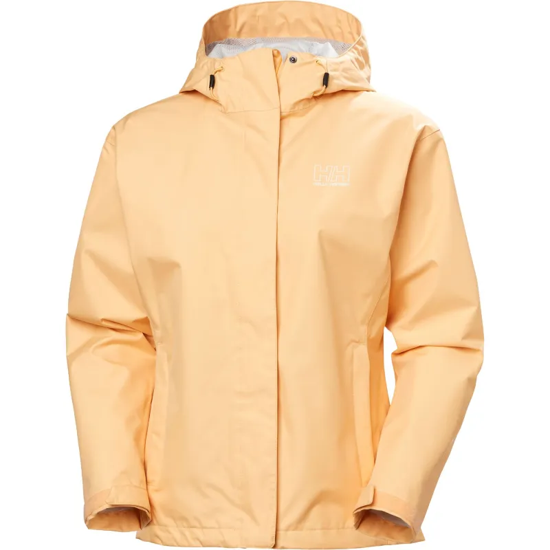 Helly Hansen Seven J, regnjakke, dame, miami peach