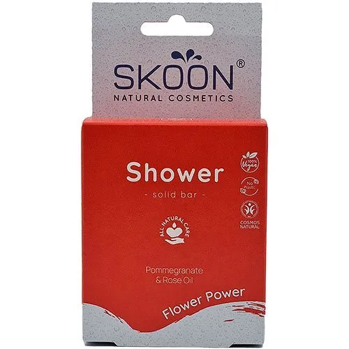 Skoon Solid Shower Bar Flower Power - 90 g.
