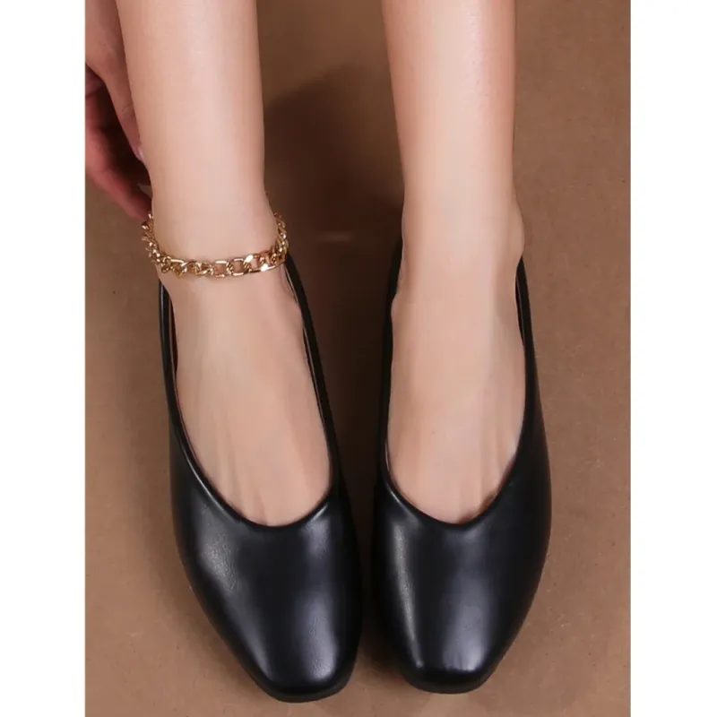 Grace dame ballerina sko C15 - Black