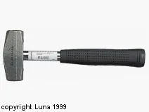 Mejselhammer MER 1200 med stål/gummigreb, 1700 g