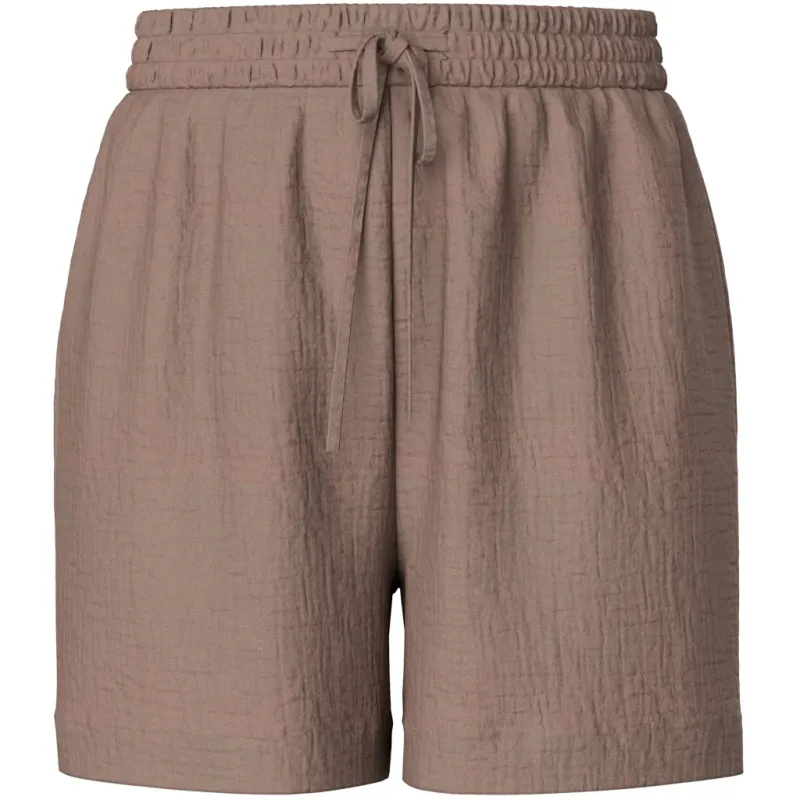 PIECES dame shorts PCSASTINA - Coffee Quartz