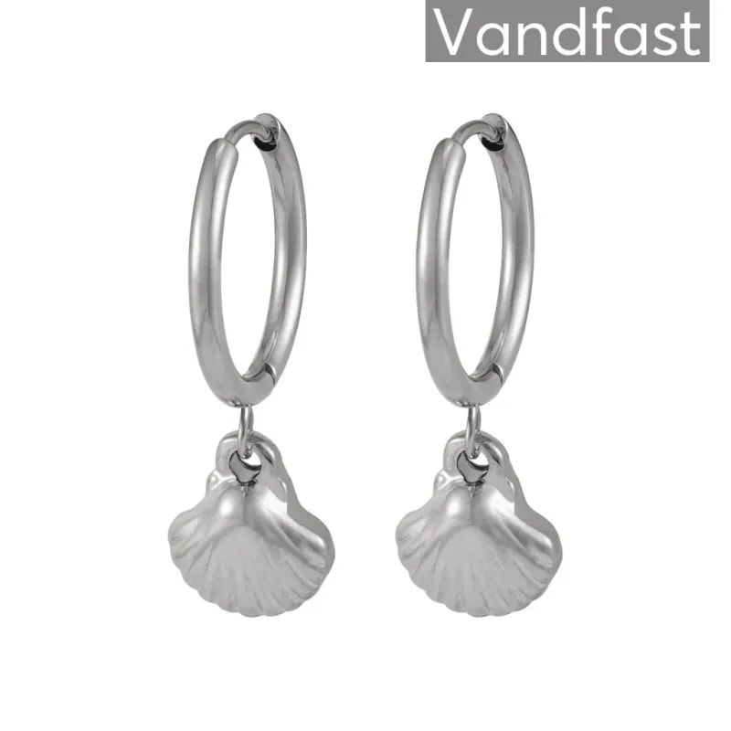 ANNEBRAUNER Shell Hoops Øreringe