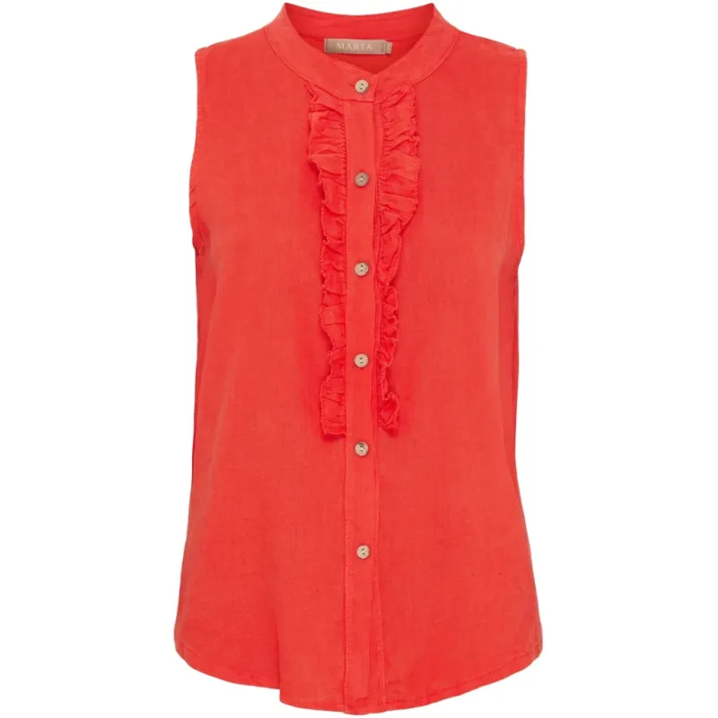 Marta du Chateau dame top MdcMalene 258356 - Red5604