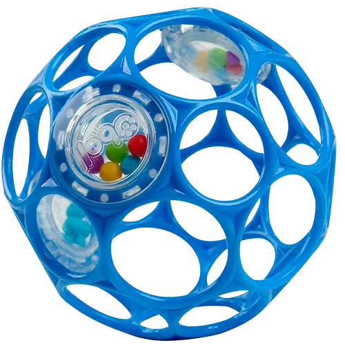 Oball Rattle Blå (1 stk)
