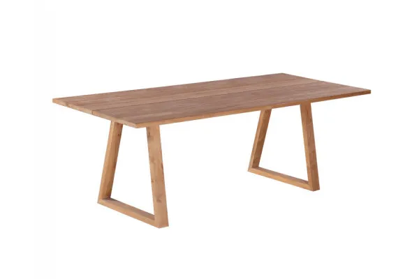 Milo Plankebord 90x200 cm - m/bordben i teak - Trapez