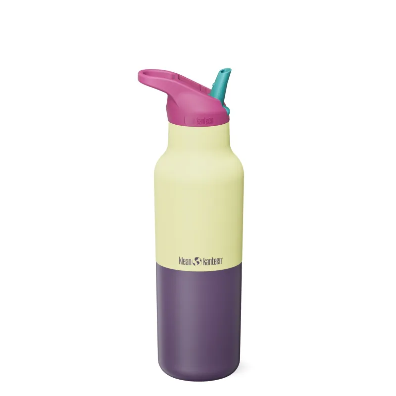 Klean kanteen Rise Vacuum Classic termoflaske 473 ml, wax yellow kaleidoscope
