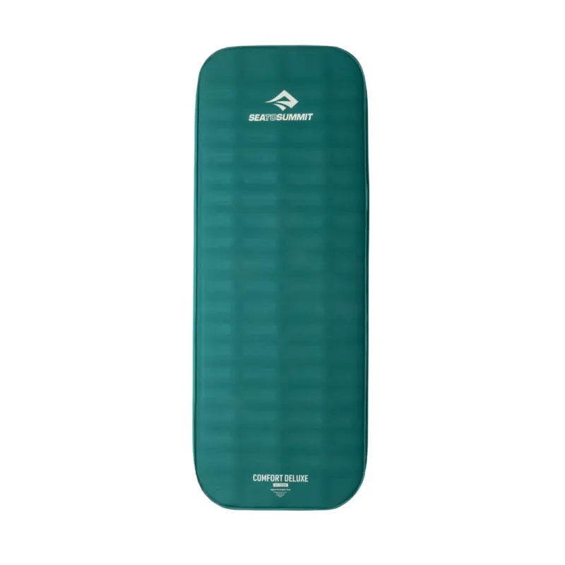 Selvoppusteligt liggeunderlag - Sea to Summit Comfort Deluxe - Rektangulær - Regulær - Grøn