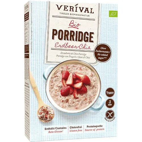 Grød - Jordbær-Chia Øko. - 350 gram