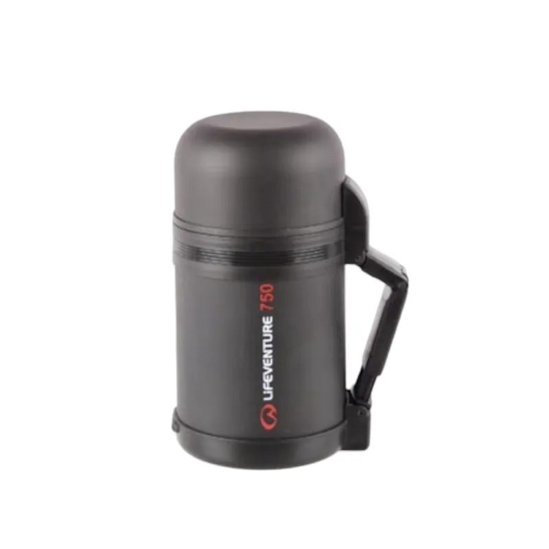 Lifeventure TiV Widemouth Vacuum Flaske 800, sort
