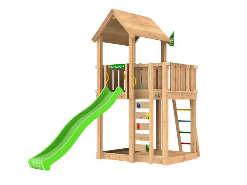 Jungle Gym - Legetårn Jungle Gym Mansion 2.1 ekskl. rutsjebane