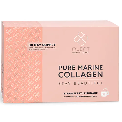 Plent Pure Marine Collagen Strawberry Lemonade Box (30 breve)