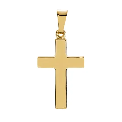 Guldkors 14 kt. - 12 x 18 mm