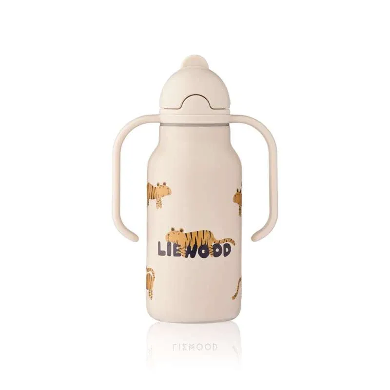 Liewood Kimmie Drikkeflaske - Rustfrit Stål - 250ml - Tiger/Sandy