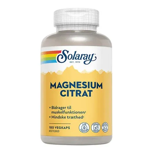 Magnesium Citrat - 180 kapsler