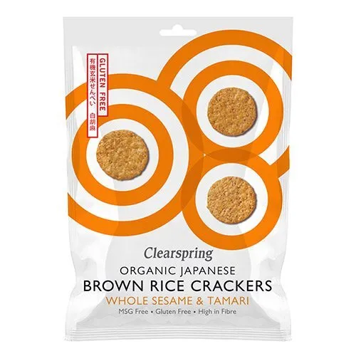 Rice Cracker sesame Økologisk - 40 gram