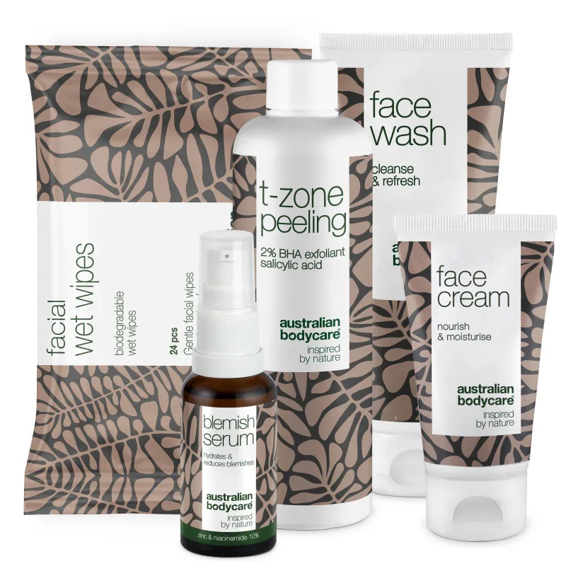 BHA T-Zone Peeling Pakken â Modvirker og forebygger fedtet hud i T-zone