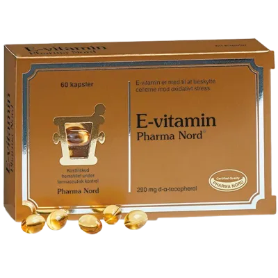 Pharma Nord E-vitamin 60 kapsler