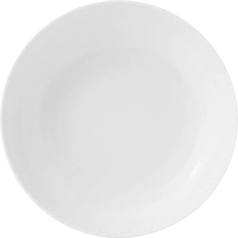 Lyngby porcelæn Rhombe dyb tallerken, 20 cm.