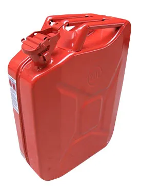 Jerry can 20 liter i metal - rød