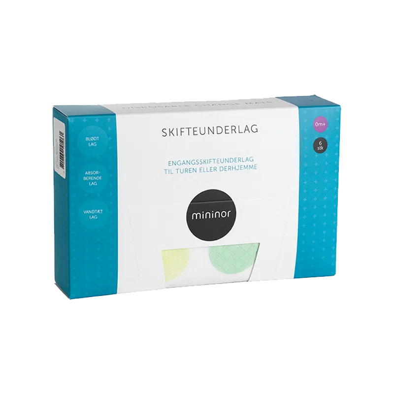 Mininor Skifteunderlag (6 stk)