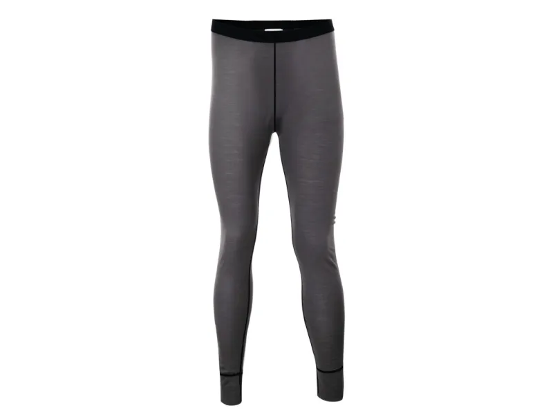 2117 OF SWEDEN Ullånger Junior - Merino Skiunderbuks - Grå - Str. 128