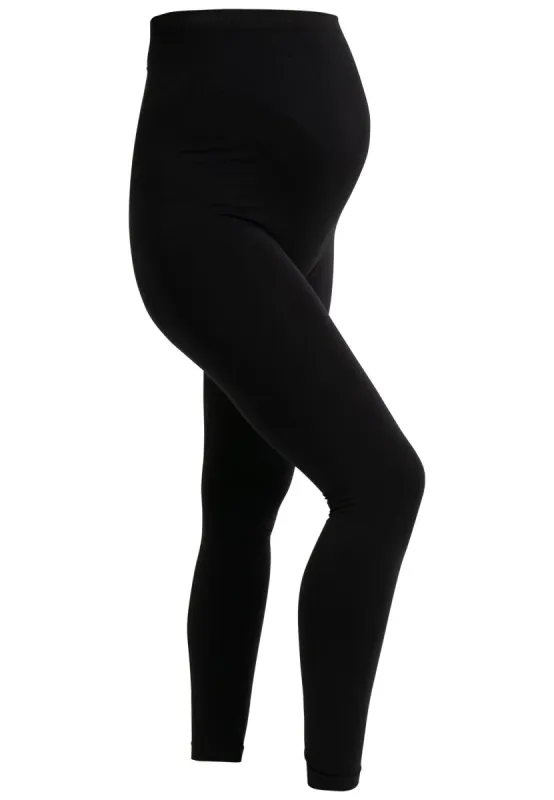 Carriwell sømløs graviditetsleggings med støtte, sort - Carriwell - Leggings - Buump