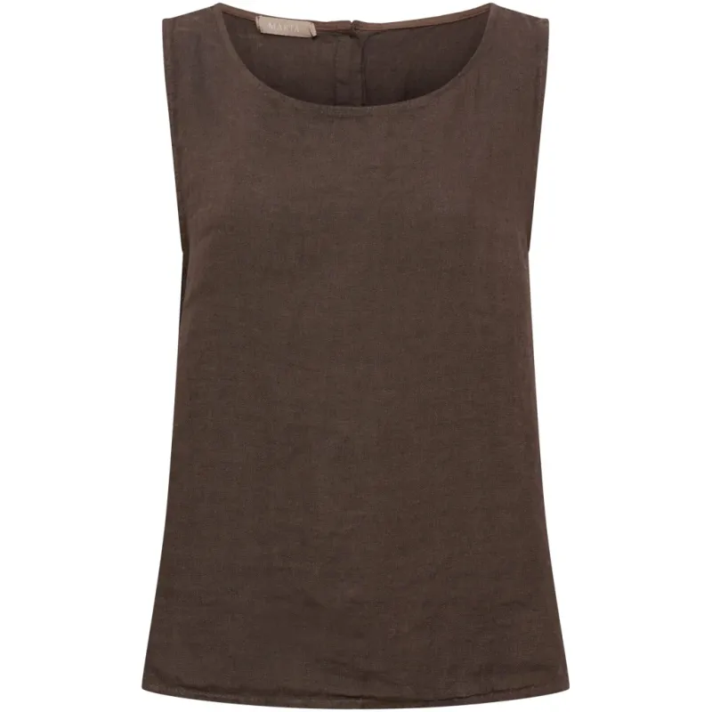 Marta du Chateau dame top MdcAlessia 258917 - Mocca