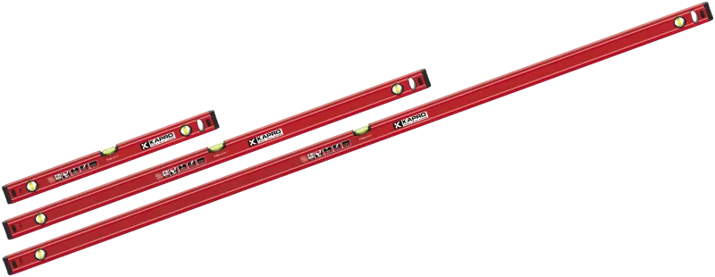 Kapro Spirit magnet-vaterpas, 60+120+200 cm, 3stk