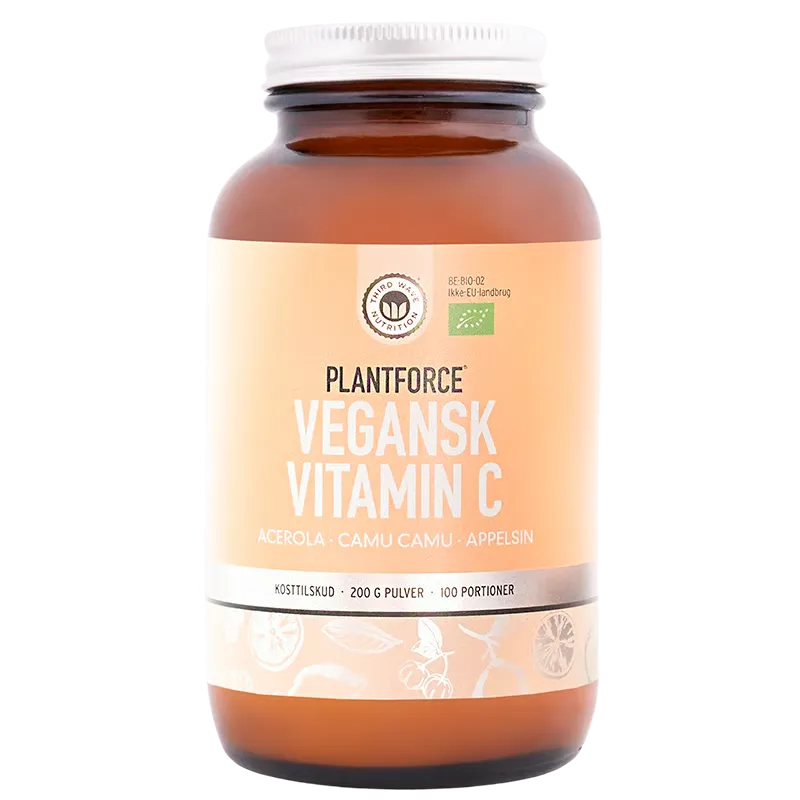 Plantforce Vegansk Vitamin C (200 g)