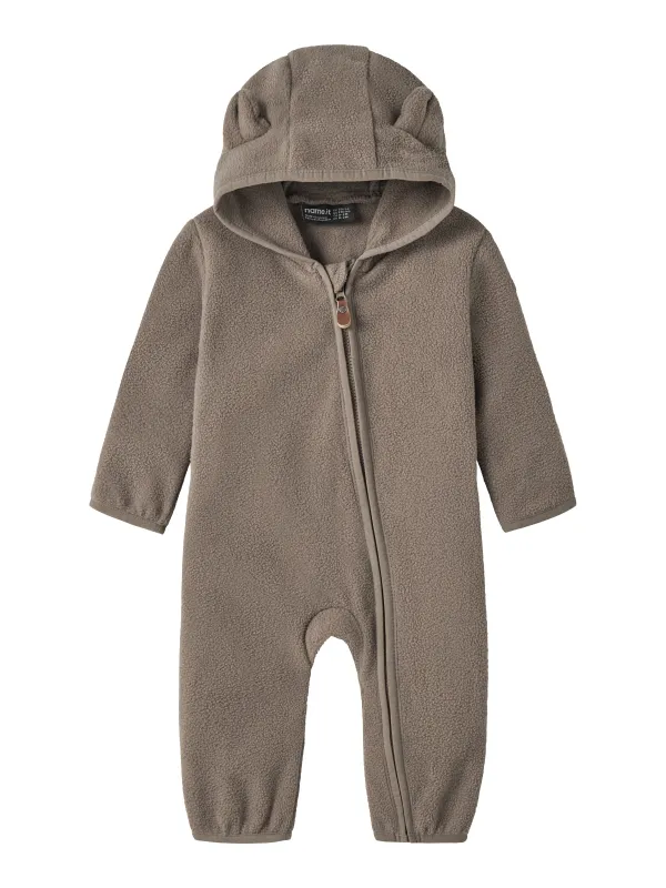 Name It - Meeko Fleece Suit - Walnut - 50/56 cm
