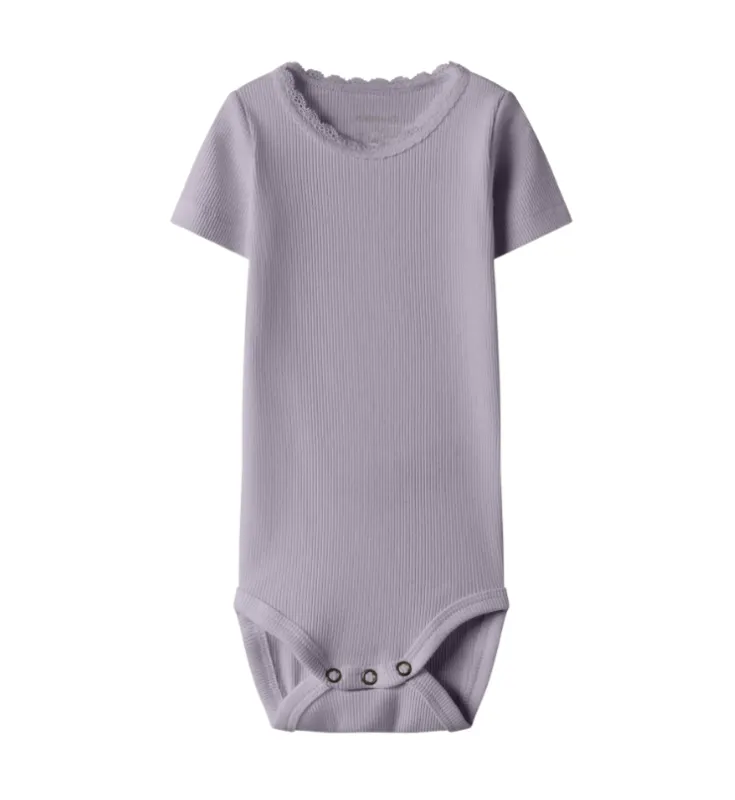Name It Kab SS Body Noos - Lavender Gray - 50 cm