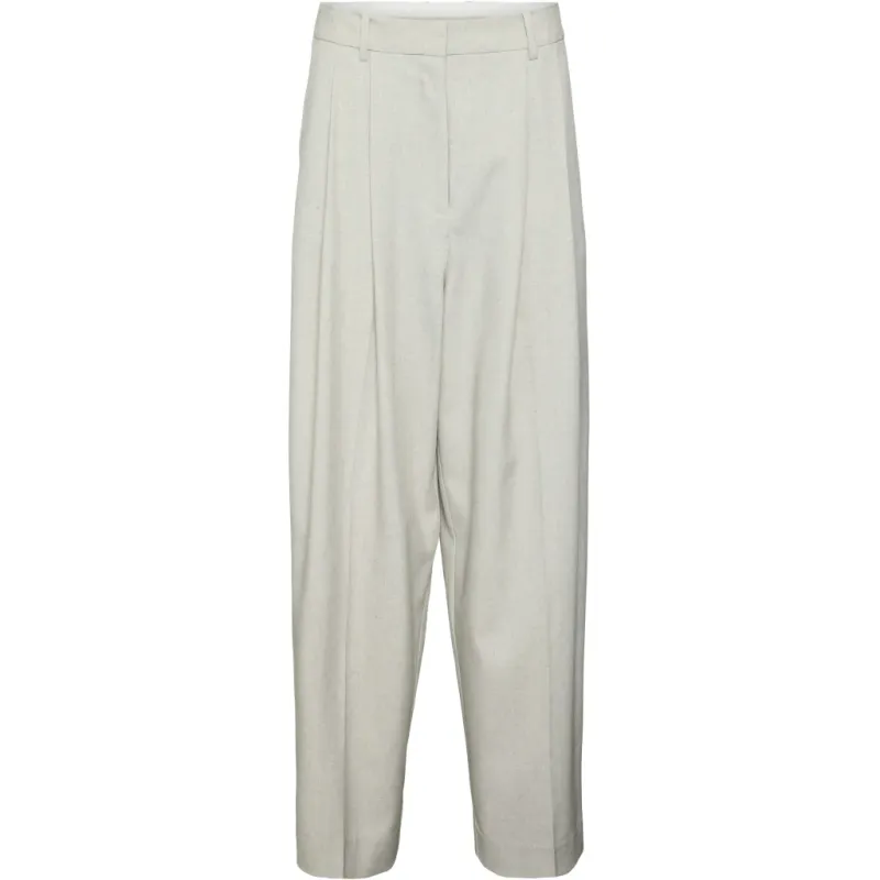 VERO MODA dame bukser VMOMARI - Light Grey Melange