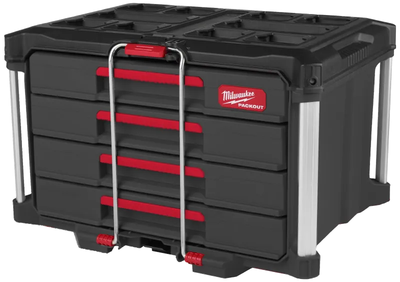 Skuffeboks m/4 skuffer 363×564×414mm, Packout
