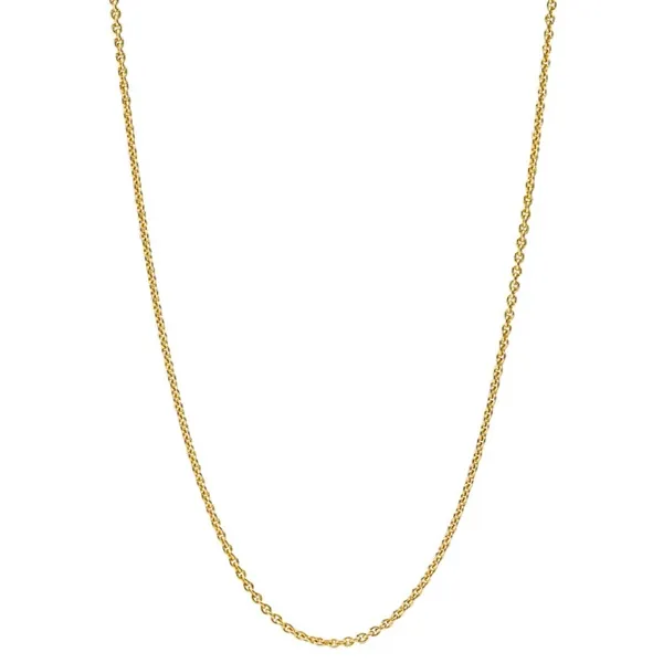Lund Marguerit Ankerhalskæde i 24 kt. forgyldt Sølv - 48/50 cm