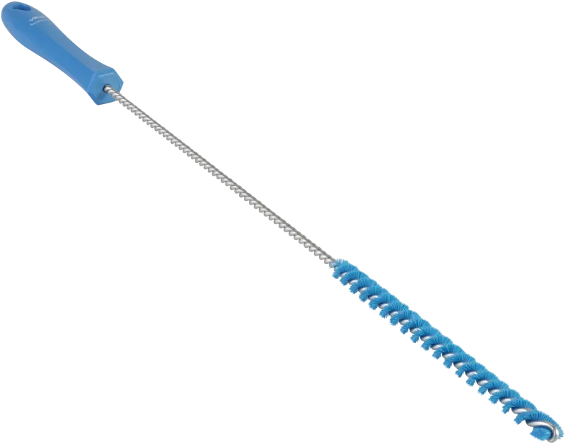 Rørbørste 5375, ø10×500 mm, stiv, blå