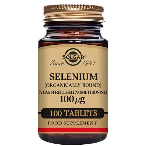 Solgar Selenium 100 mcg (100 tabletter)