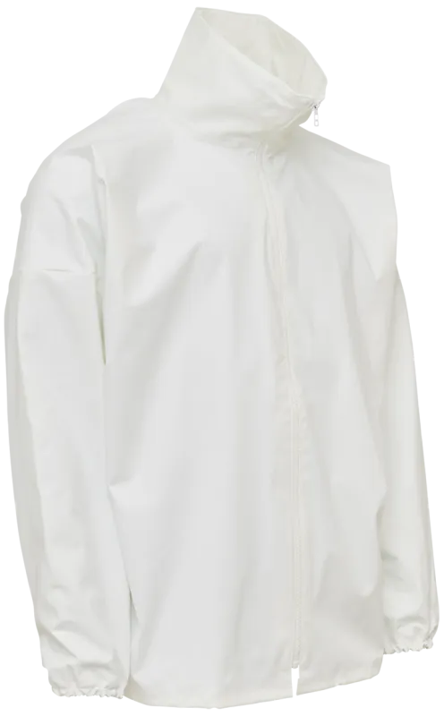 Regnjakke PU 076500 hvid Str. M
