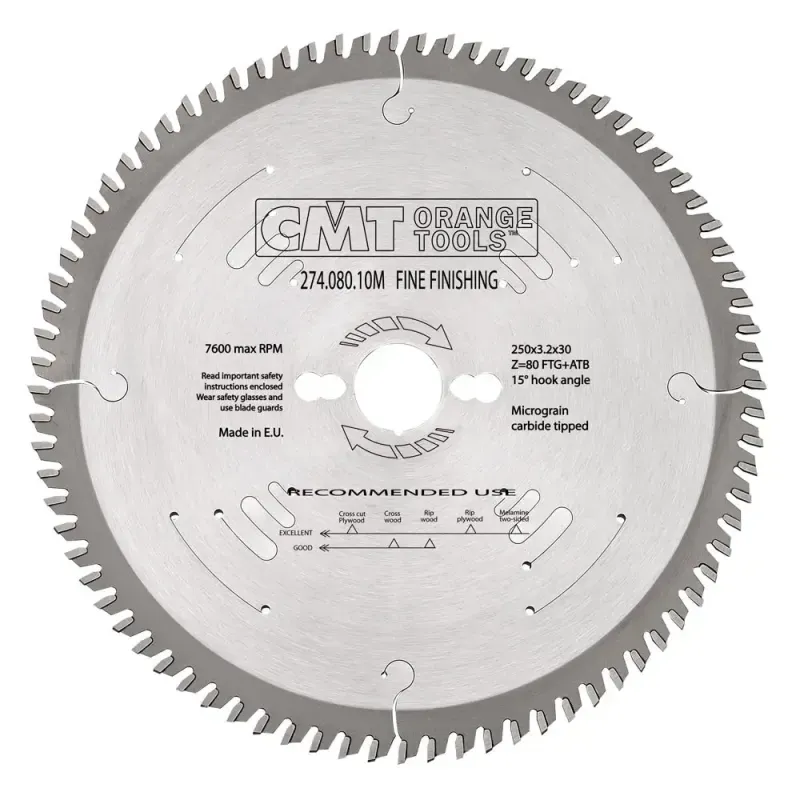 CMT Klinge 250x3,2x30 Z80 TFW - 274.080.10M