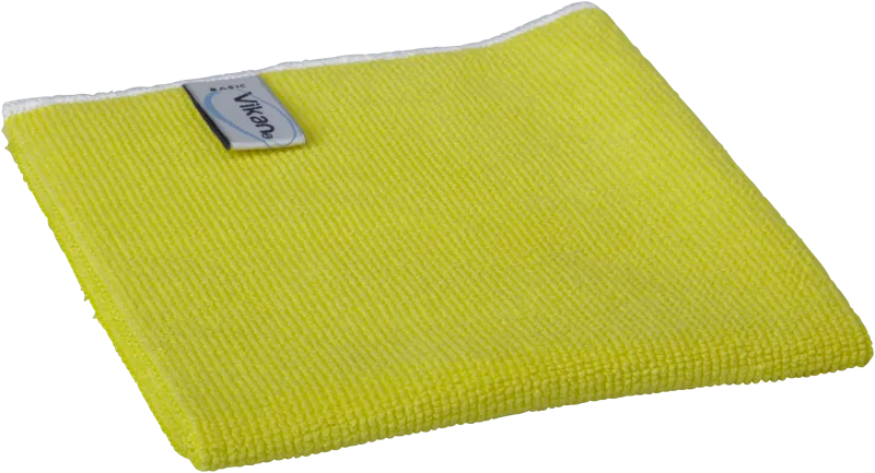 Basic mikrofiberklud, 32×32 cm, gul