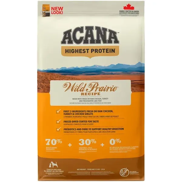 Acana Wild Prairie Hundefoder, 11.4 kg