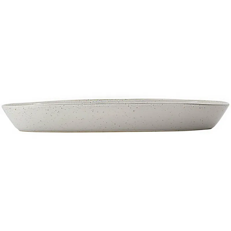 House doctor Pion serveringsfad, 38 x 19 cm, hvid/grå