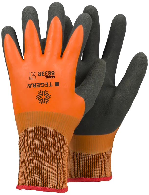 Tegera latexdyppet strikhandske foret 8833R-7
