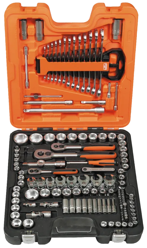 Topnøglesæt mm 1/4"+3/8"+1/2" S138