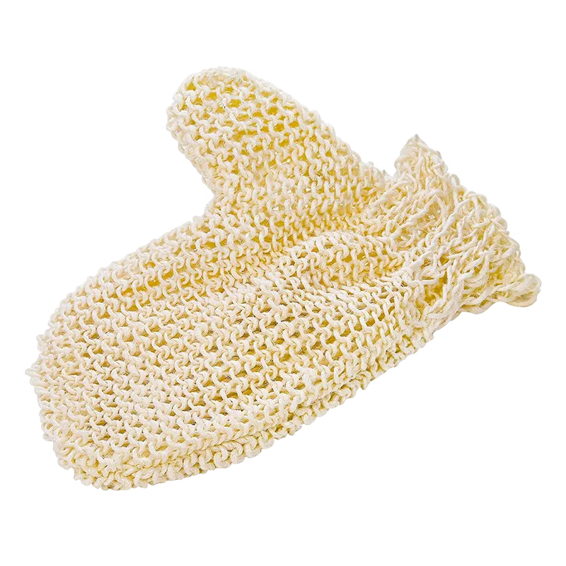 Croll & Denecke Sisal-Massagehandske, Finstrikket (1 stk)